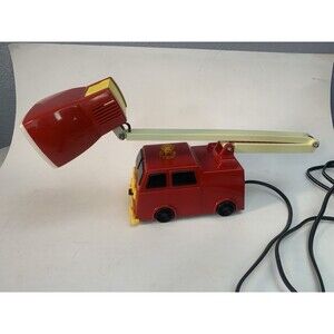Firetruck Reading Light & Night Light E72474 RS-71 Vintage Red Truck Retro Works